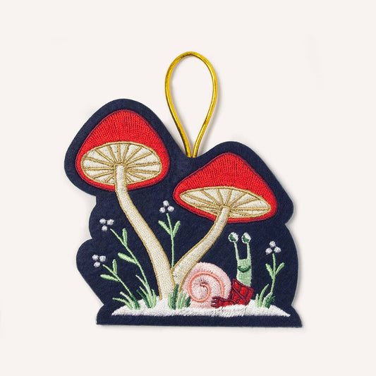 Seltzer Goods - Mushroom Snail Ornament