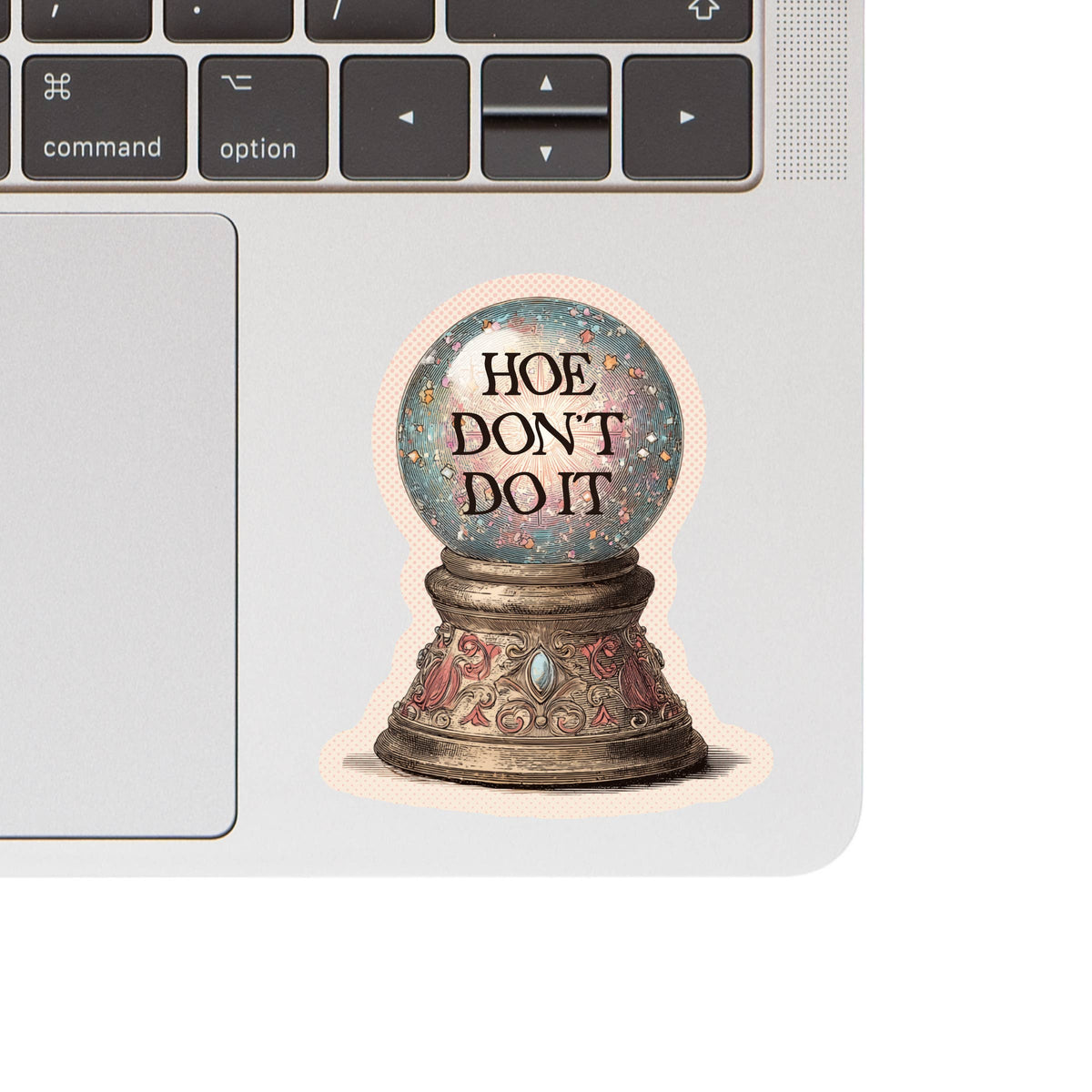 Juju and Moxie - Funny Omen Crystal Ball High Quality Vinyl Sticker