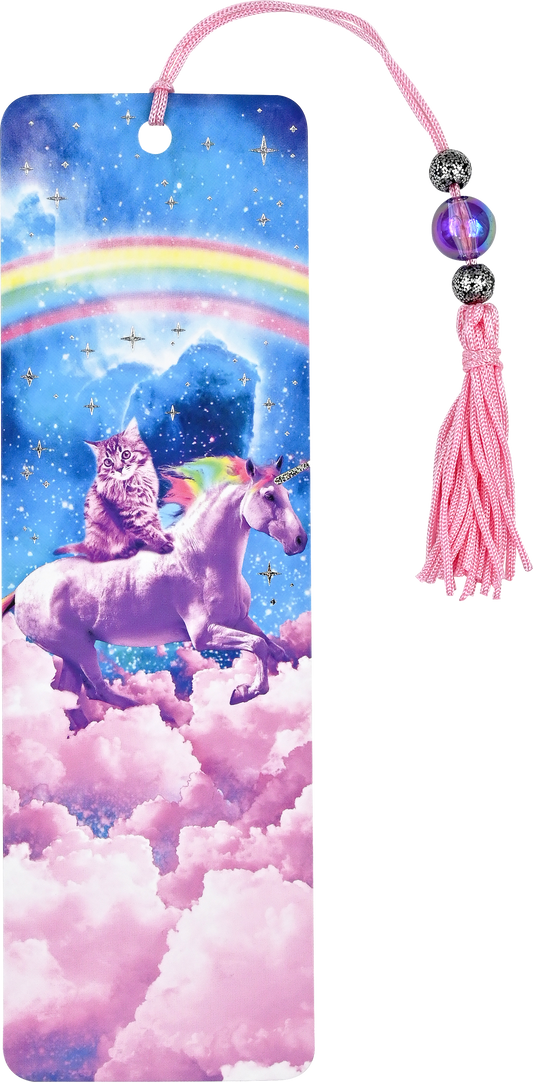 Peter Pauper Press - Unicorn & Kittens Forever Beaded Bookmark