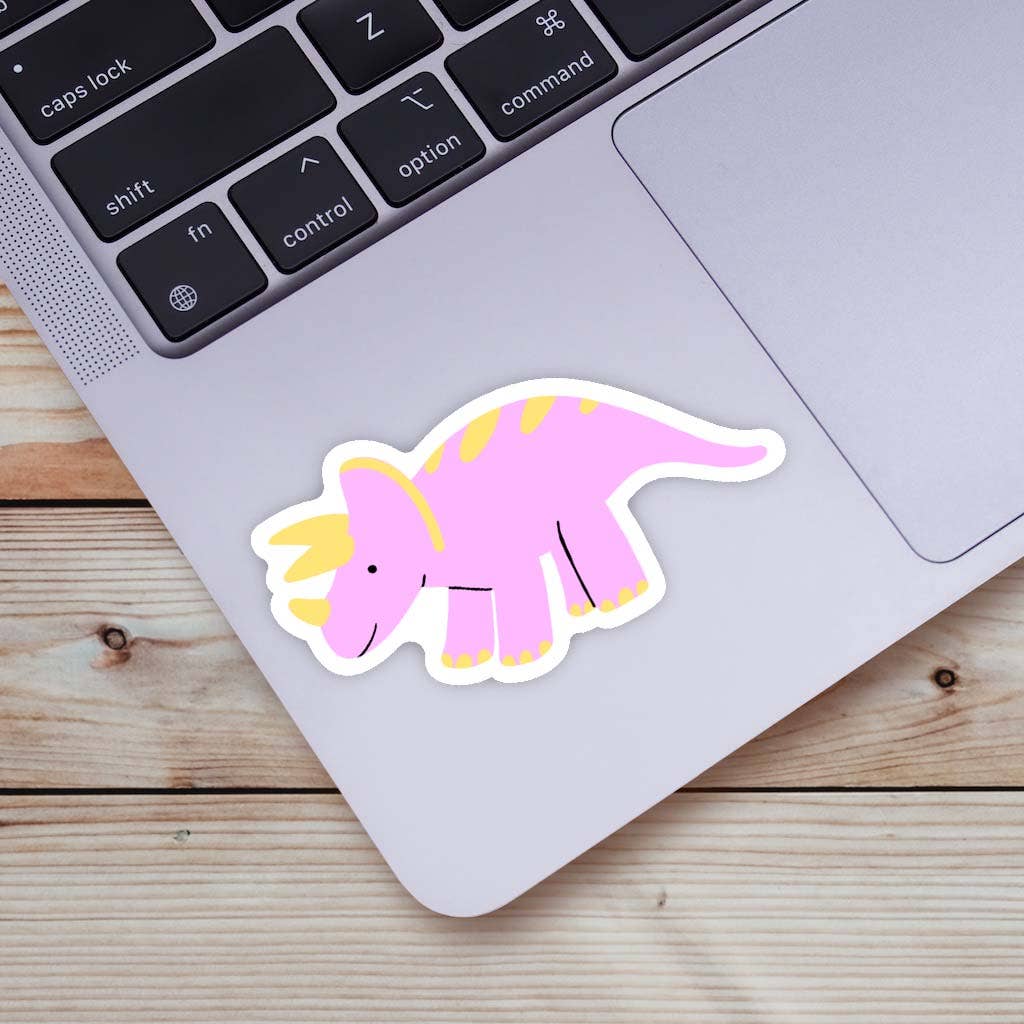 Big Moods - Cute Pink Dinosaur Sticker