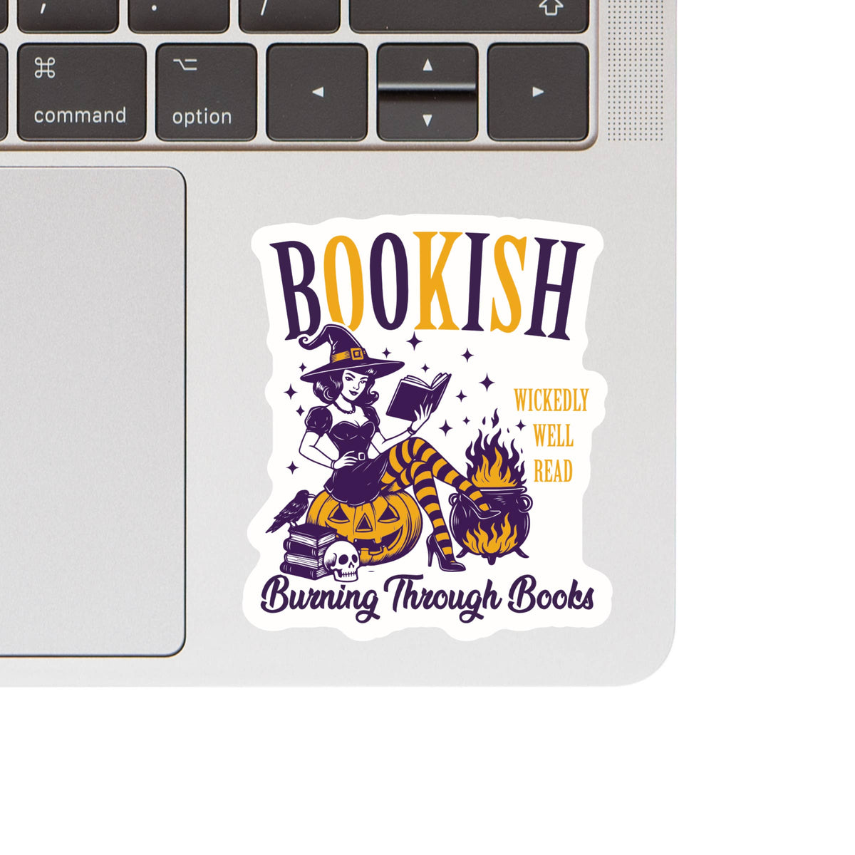 Juju and Moxie - Bookish Witch Halloween Fall High Quality Vinyl Sticker