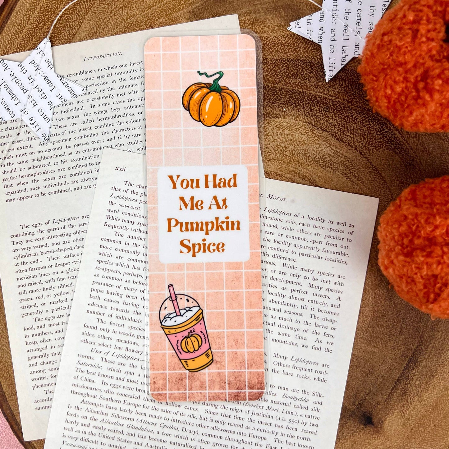 Cozy Reads Shop - Pumpkin Spice Bookmarks: Pumpkin Favorites / Tassel