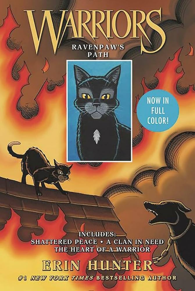 Warriors: Ravenpaw's Path: 3 Full-Color Warriors Books in 1: Shattered Peace, A Clan in Need, The Heart of a Warrior cover image
