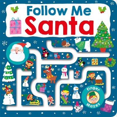 Maze Book: Follow Me Santa