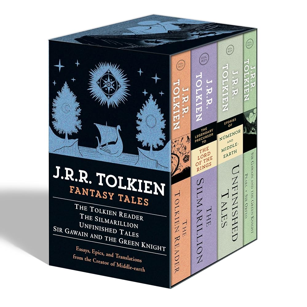 Tolkien Fantasy Tales Box Set (The Tolkien Reader/The Silmarillion/Unfinished Tales/Sir Gawain and the Green Knight) cover image