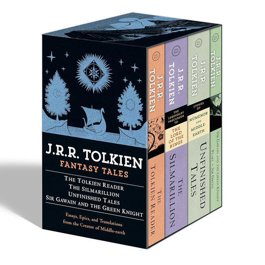 Tolkien Fantasy Tales Box Set (The Tolkien Reader/The Silmarillion/Unfinished Tales/Sir Gawain and the Green Knight) cover image