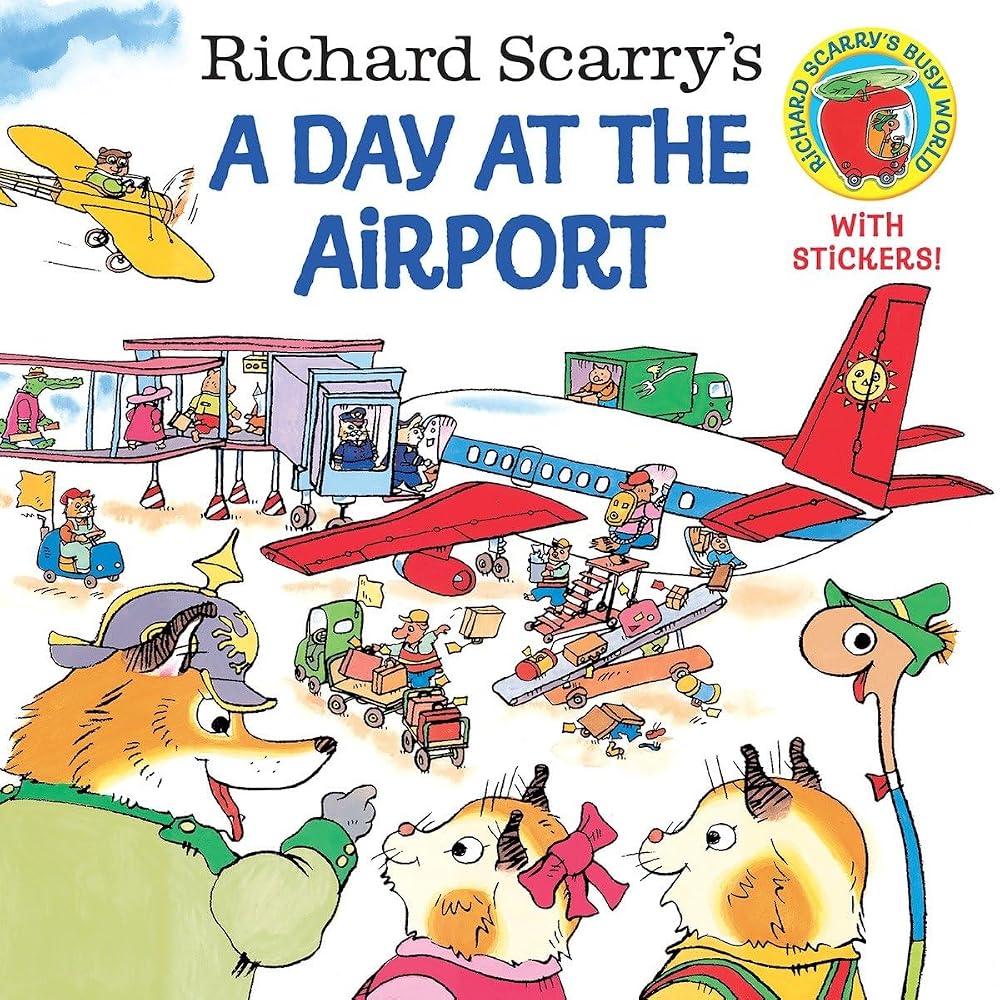 Richard Scarry's A Day at the Airport (Pictureback) cover image