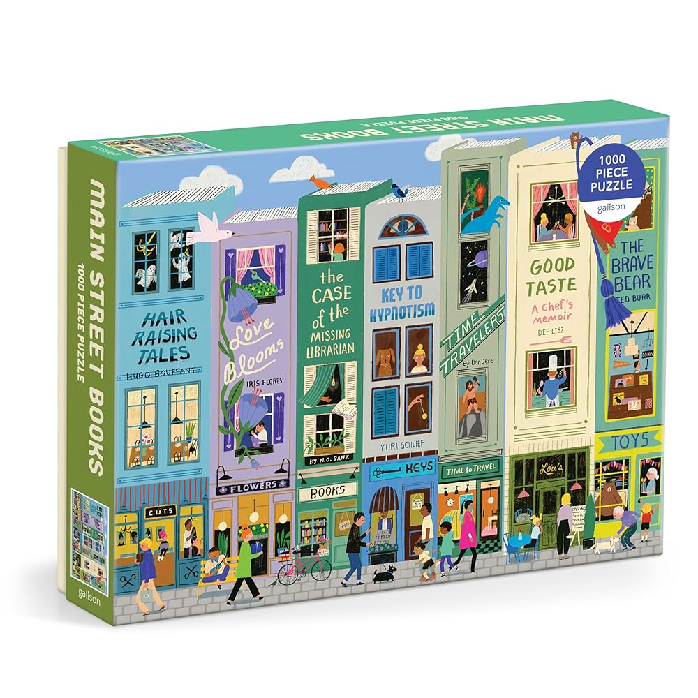 Main Street Books 1000 Piece Puzzle cover image