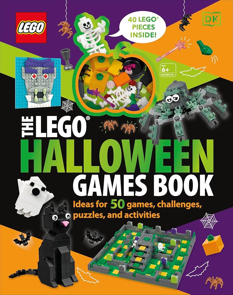 The LEGO Halloween Games Book: Ideas for 50 Games, Challenges, Puzzles, and Activities cover image