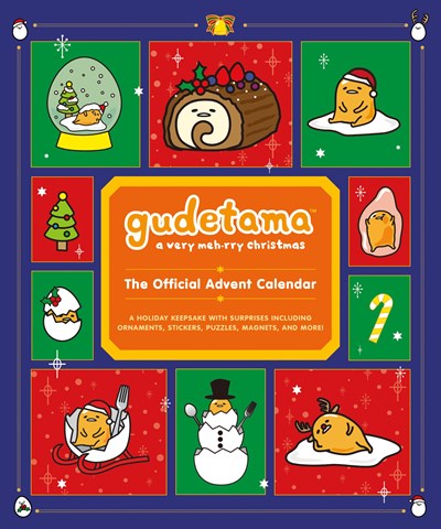 Gudetama: A Very Meh-Rry Christmas: The Official Advent Calendar: A Holiday Keepsake with Surprises Including Ornaments, Stickers, Puzzles, Magnets, a