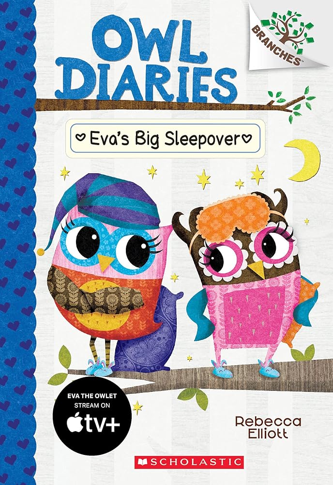 Eva's Big Sleepover: A Branches Book (Owl Diaries #9) (9) cover image