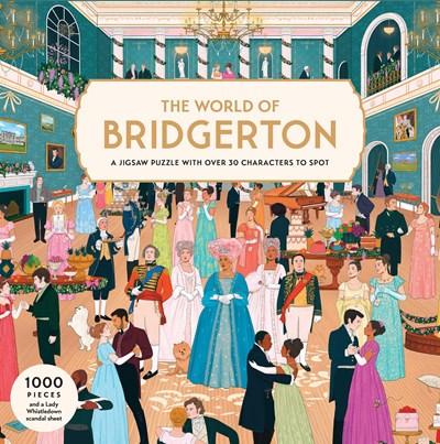 World of Bridgerton 1000 Piece Puzzle: A 1000-Piece Jigsaw Puzzle with Over 30 Characters to Spot