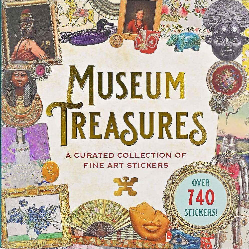 Museum Treasures Sticker Book (over 740 stickers!) cover image
