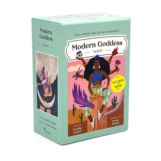 Modern Goddess Tarot Deck: Call Upon the Divine Feminine: A 78-Card Tarot Deck with Guidebook cover image