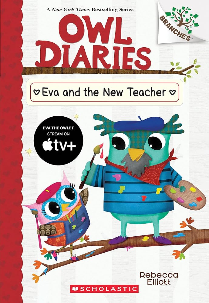Eva and the New Teacher: A Branches Book (Owl Diaries #21) cover image
