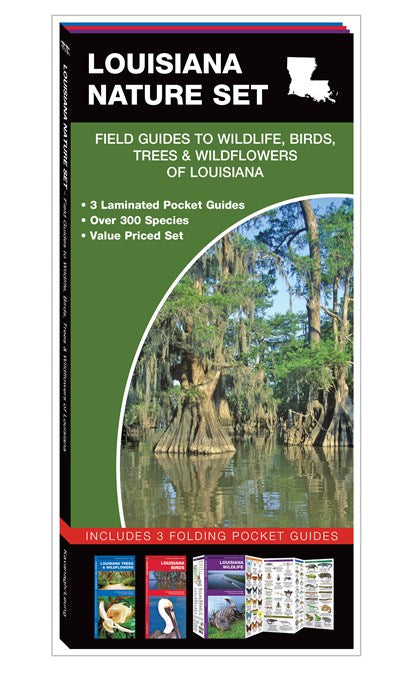 Louisiana Nature Set: Field Guides to Wildlife, Birds, Trees & Wildflowers of Louisiana