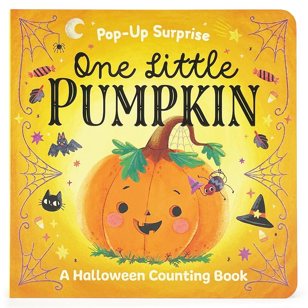 One Little Pumpkin - Deluxe Lift-a-Flap & Pop-Up Surprise Halloween Board Book for Fall cover image