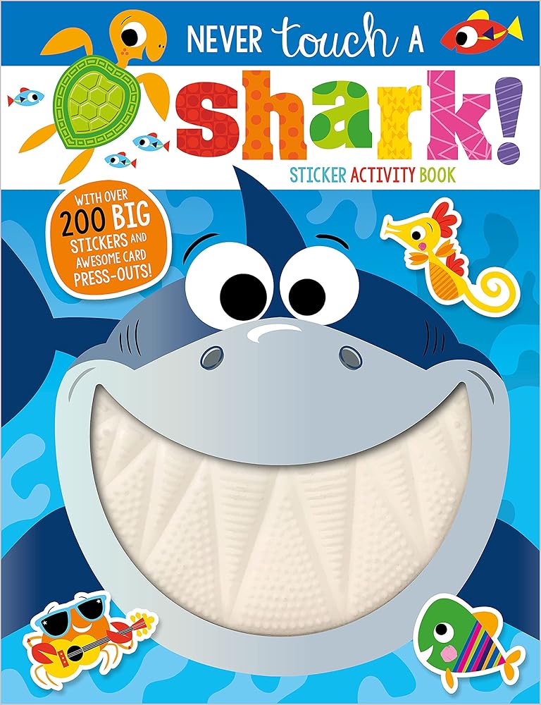 Never Touch a Shark! Sticker Activity Book cover image