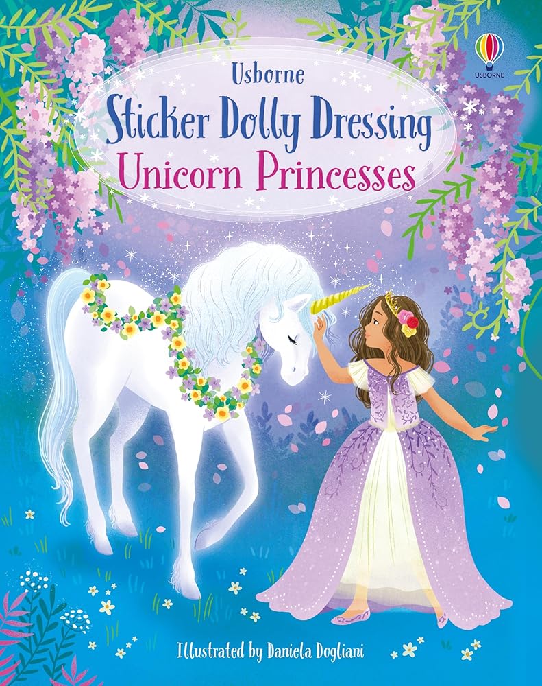 Sticker Dolly Dressing Unicorn Princesses: 44 cover image