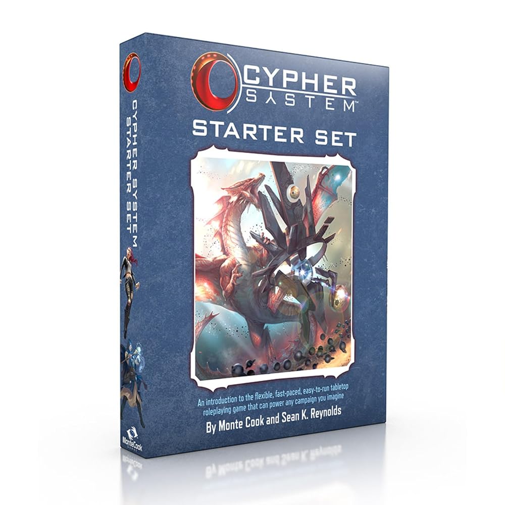 Monte Cook Games Cypher System Starter Set - RPG Tabletop Board Game Accessory cover image