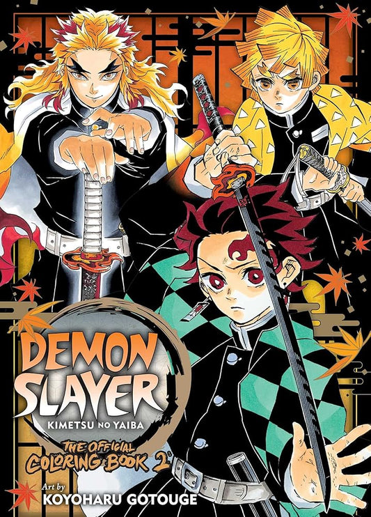 Demon Slayer: Kimetsu no Yaiba: The Official Coloring Book 2 cover image