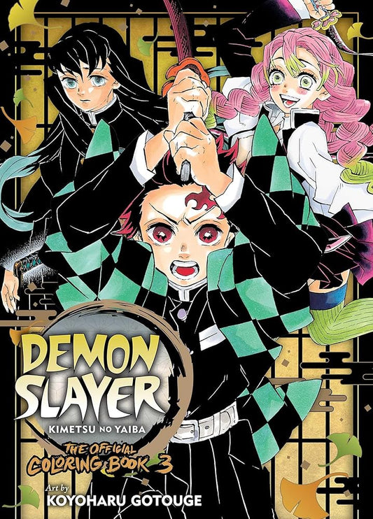 Demon Slayer: Kimetsu no Yaiba: The Official Coloring Book 3 cover image