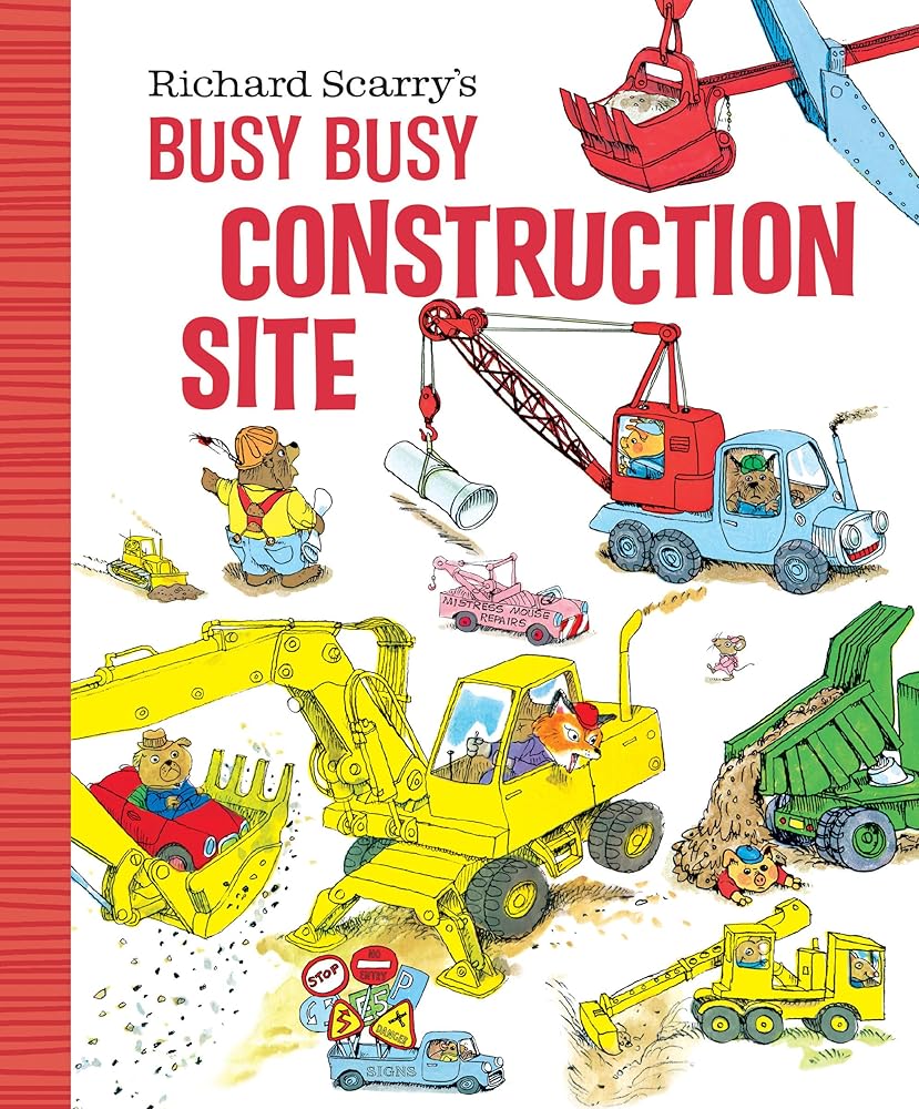 Richard Scarry's Busy Busy Construction Site (Richard Scarry's BUSY BUSY Board Books) cover image