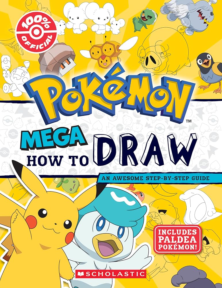 Mega How to Draw (Pokémon) cover image