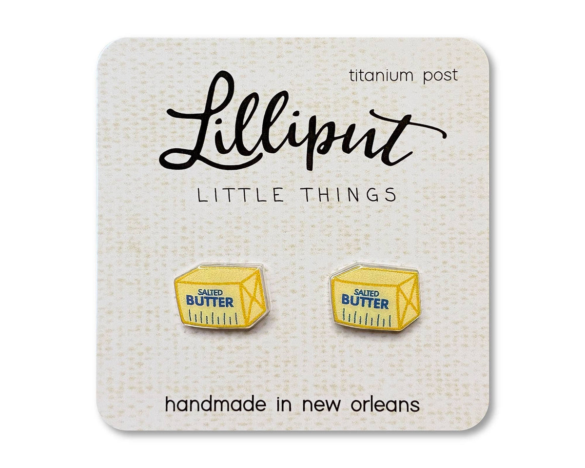Lilliput Little Things - Butter Earrings // Quirky Earrings