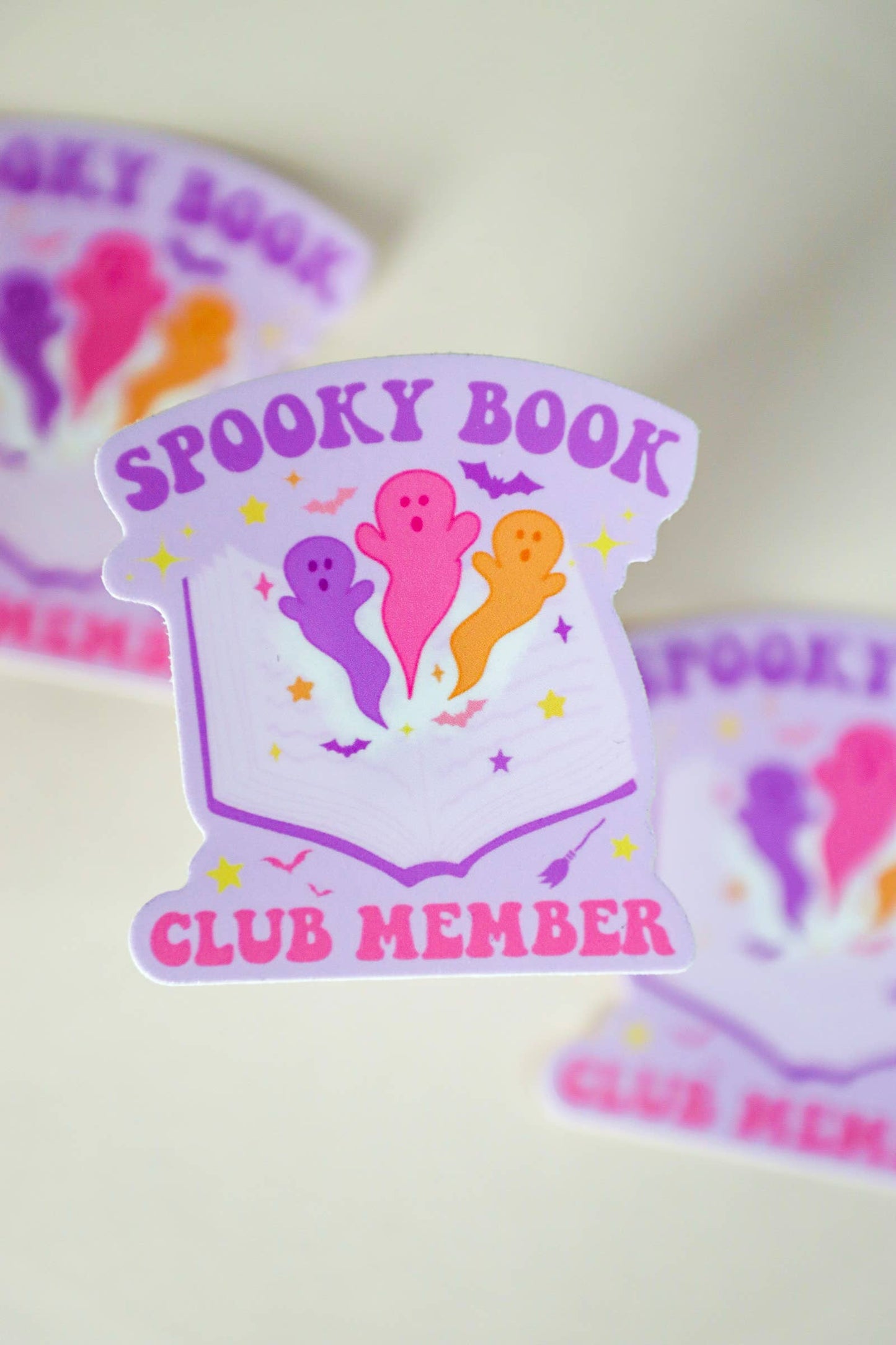 Furever Booked - Spooky Book Club Member Sticker