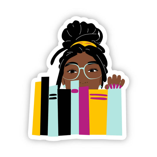 CheerNotes - My Book Shelf Stickers | Black Girl Book Lover | Bookish