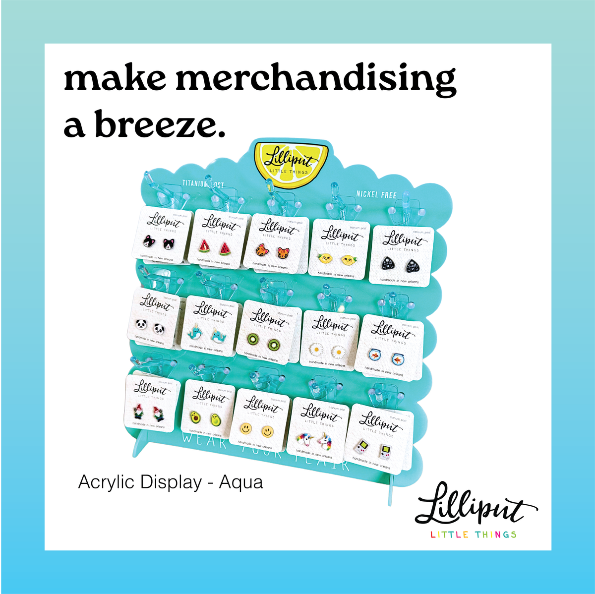 Lilliput Little Things - Butter Earrings // Quirky Earrings