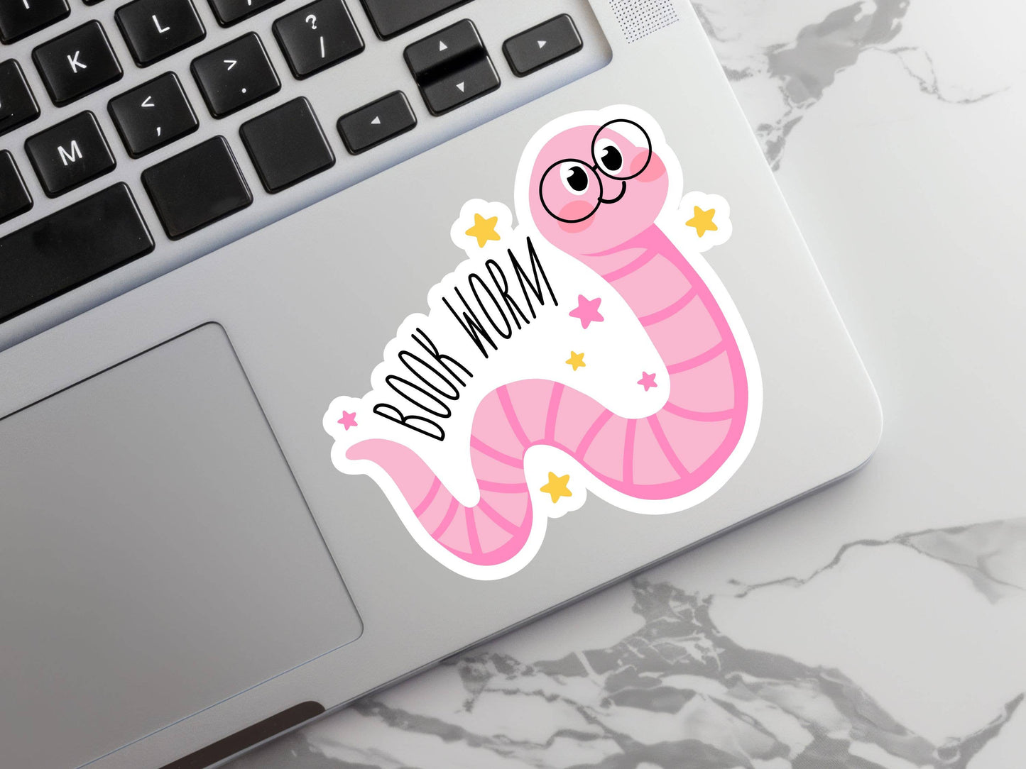 The Corner Shop - Book Worm Sticker