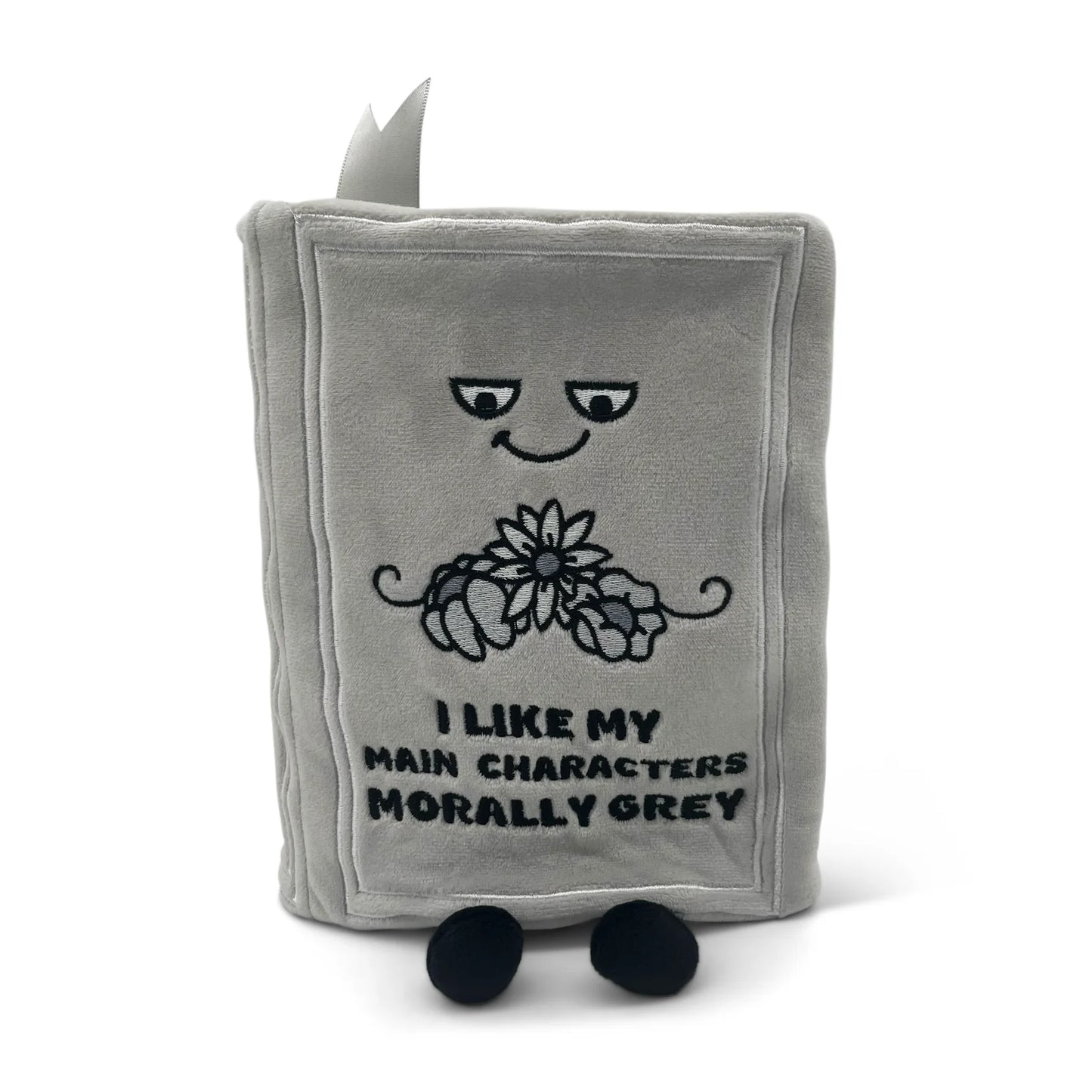 Punchkins "I Like My Main Characters Morally Grey" Book Plush