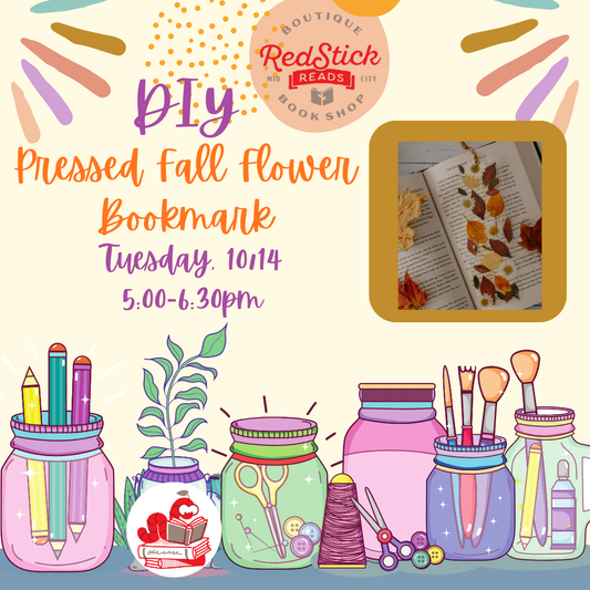 Crafter-Noon:  DIY Fall Pressed Flower Bookmark