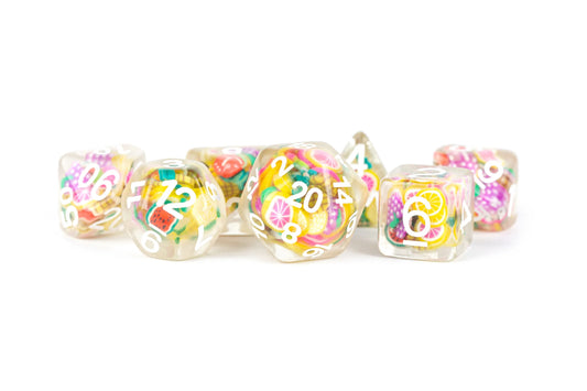 Fruit Dice 16mm Resin Poly Dice Set