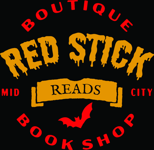 Halloween Red Stick Reads Sticker