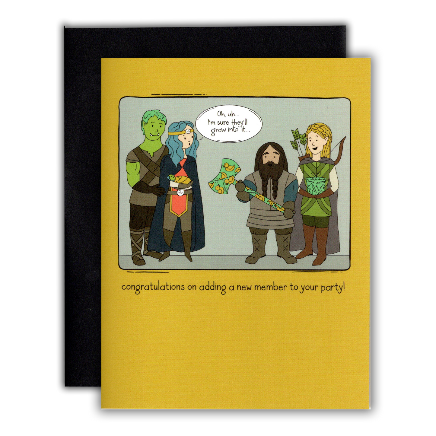 Storymakers Trading Co. - New Baby Congratulations - D&D/RPG baby card