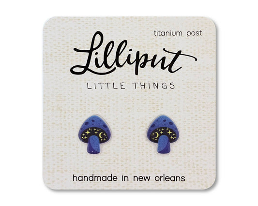 Lilliput Little Things - Cosmic Mushroom Earrings