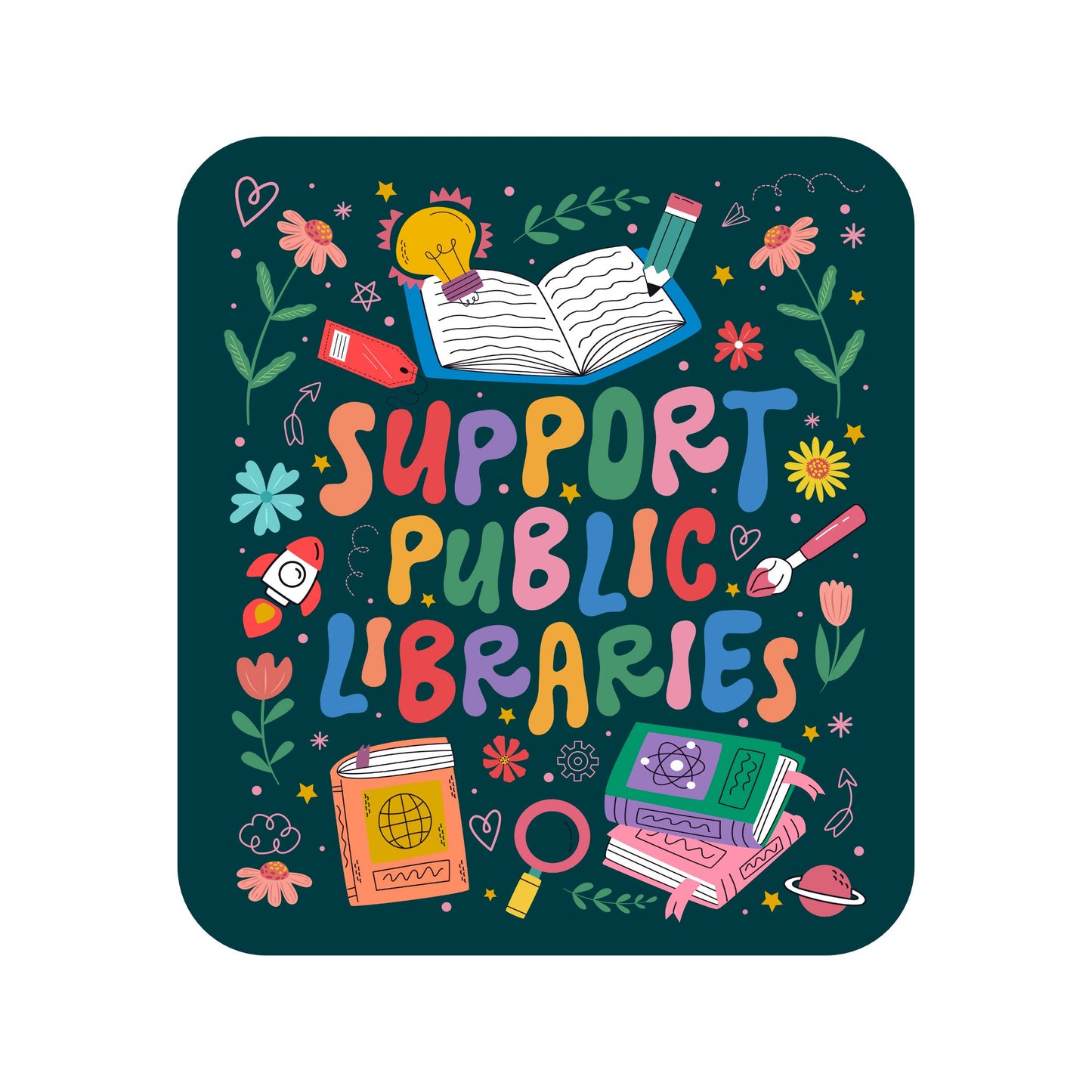 Juju and Moxie - Book Community Schools Library High Quality Vinyl Sticker