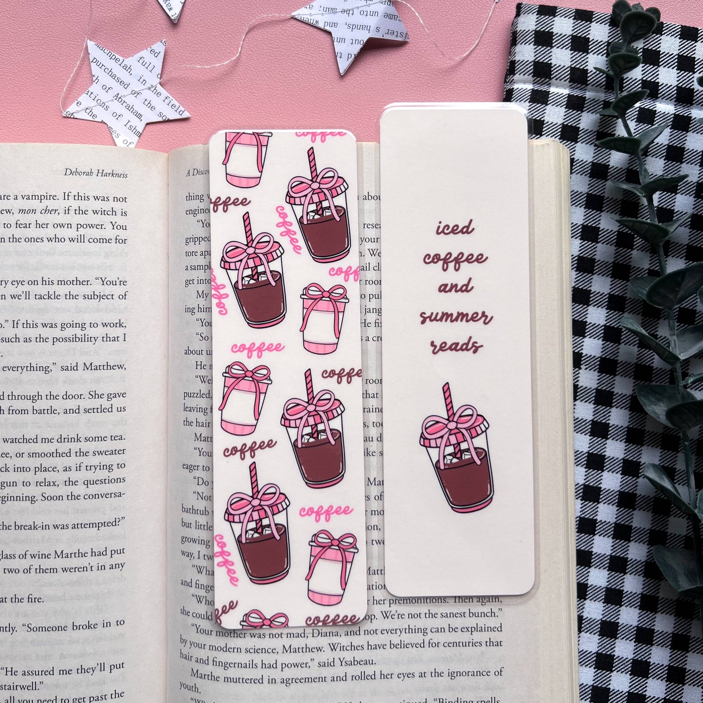 Cozy Reads Shop - Coffee and Books Bookmarks: Coffee Coffee Coffee / Tassel