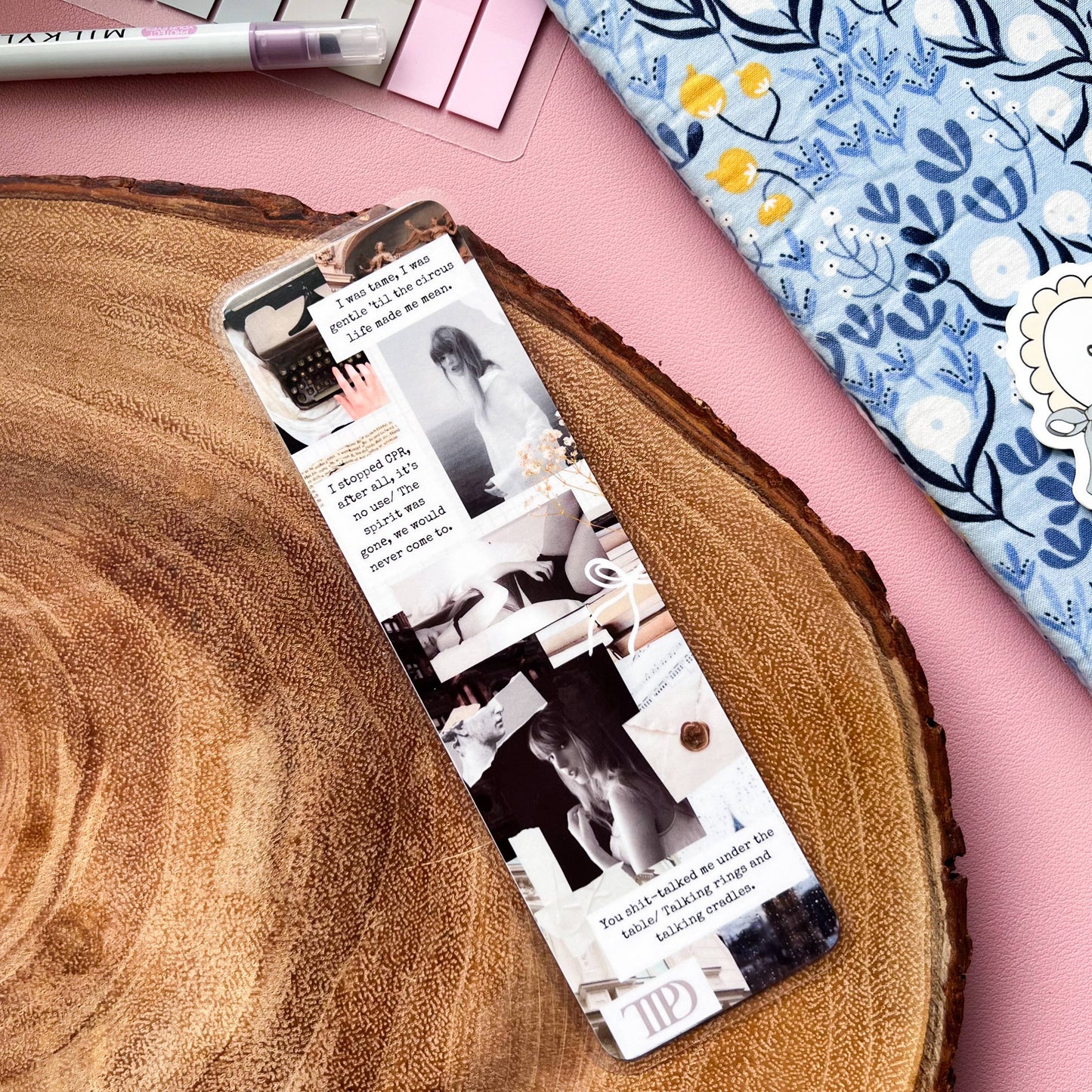 Cozy Reads Shop - Eras Collage Bookmarks: TTPD / Tassel