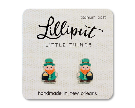 Lilliput Little Things - Leprechaun Earrings // St Patricks Day