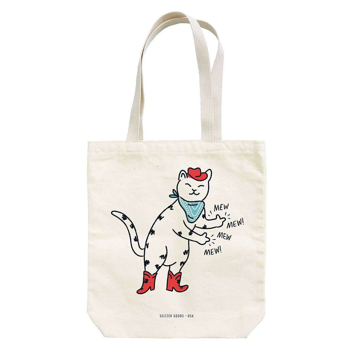 Seltzer Goods - Cowboy Kitty Tote