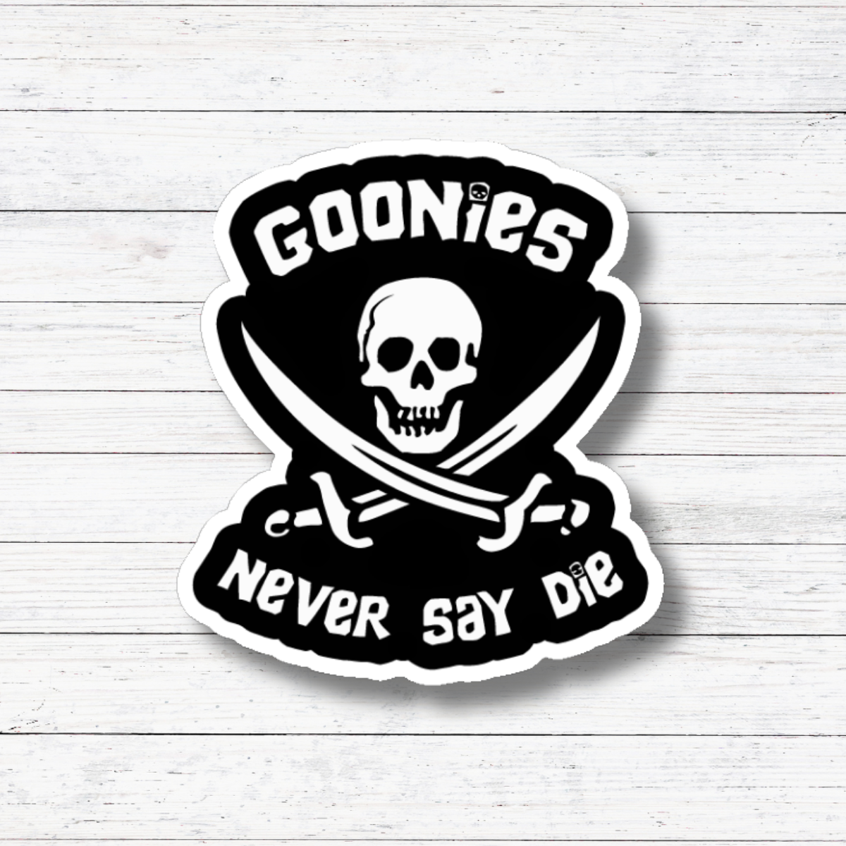 Oily Graphic Creations - Never Say Die -80s Movie Stickers/Magnet: Matte Vinyl