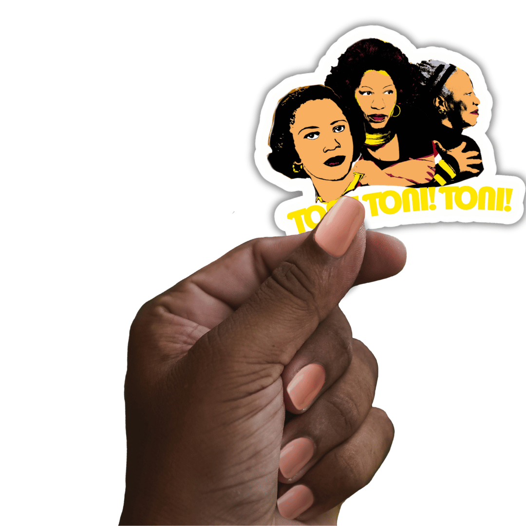CheerNotes Greeting Cards & Stationery - Toni Toni Toni Morrison Sticker