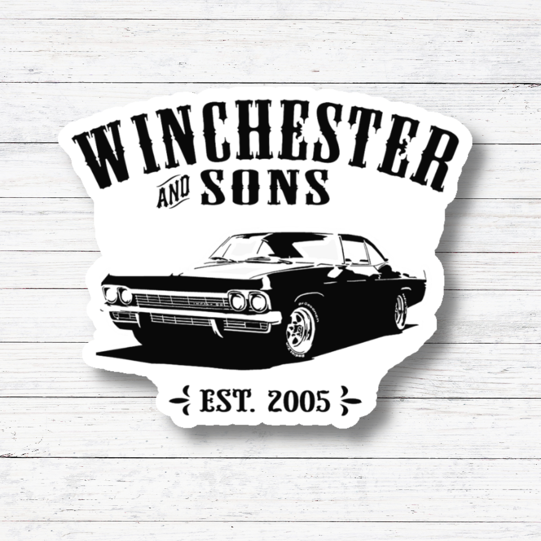 Oily Graphic Creations - Winchester & Sons-Supernatural Sticker/Magnet: Glossy Vinyl
