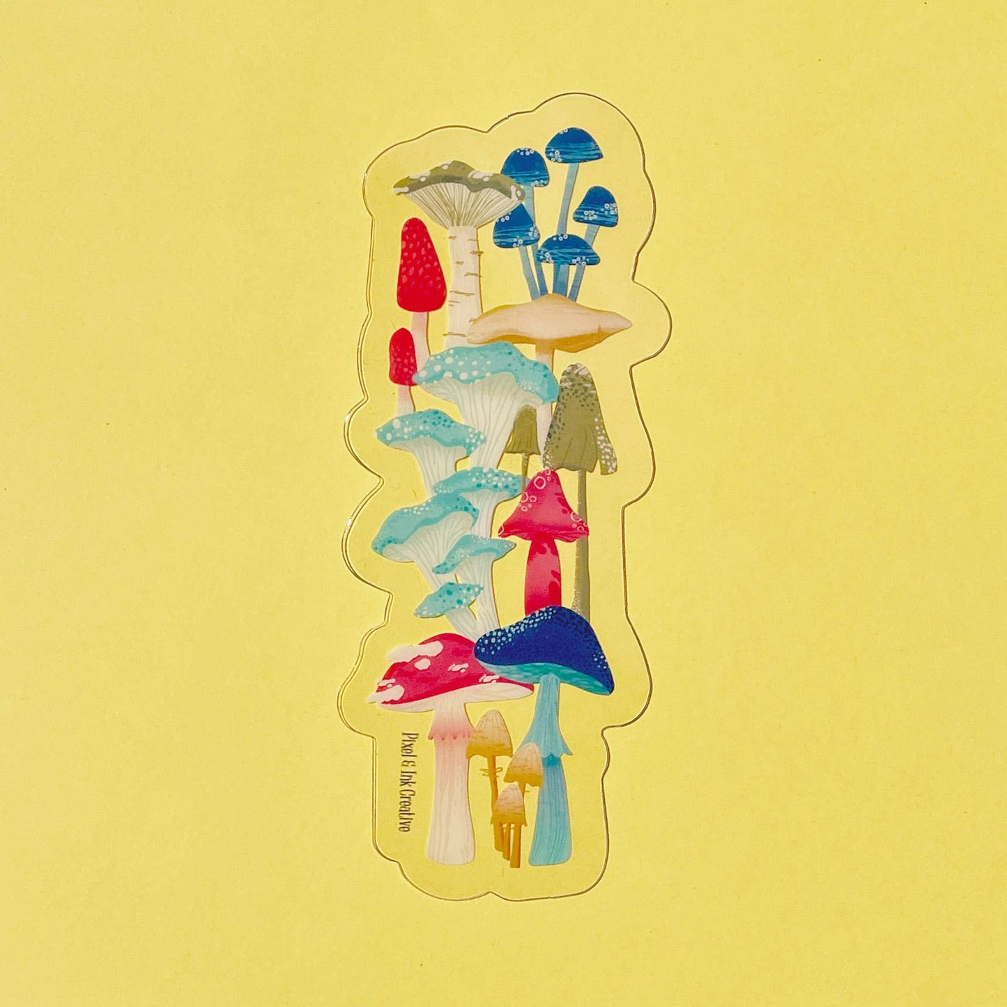 Pixel & Ink Creative - Mushroom Bloom Bookmark