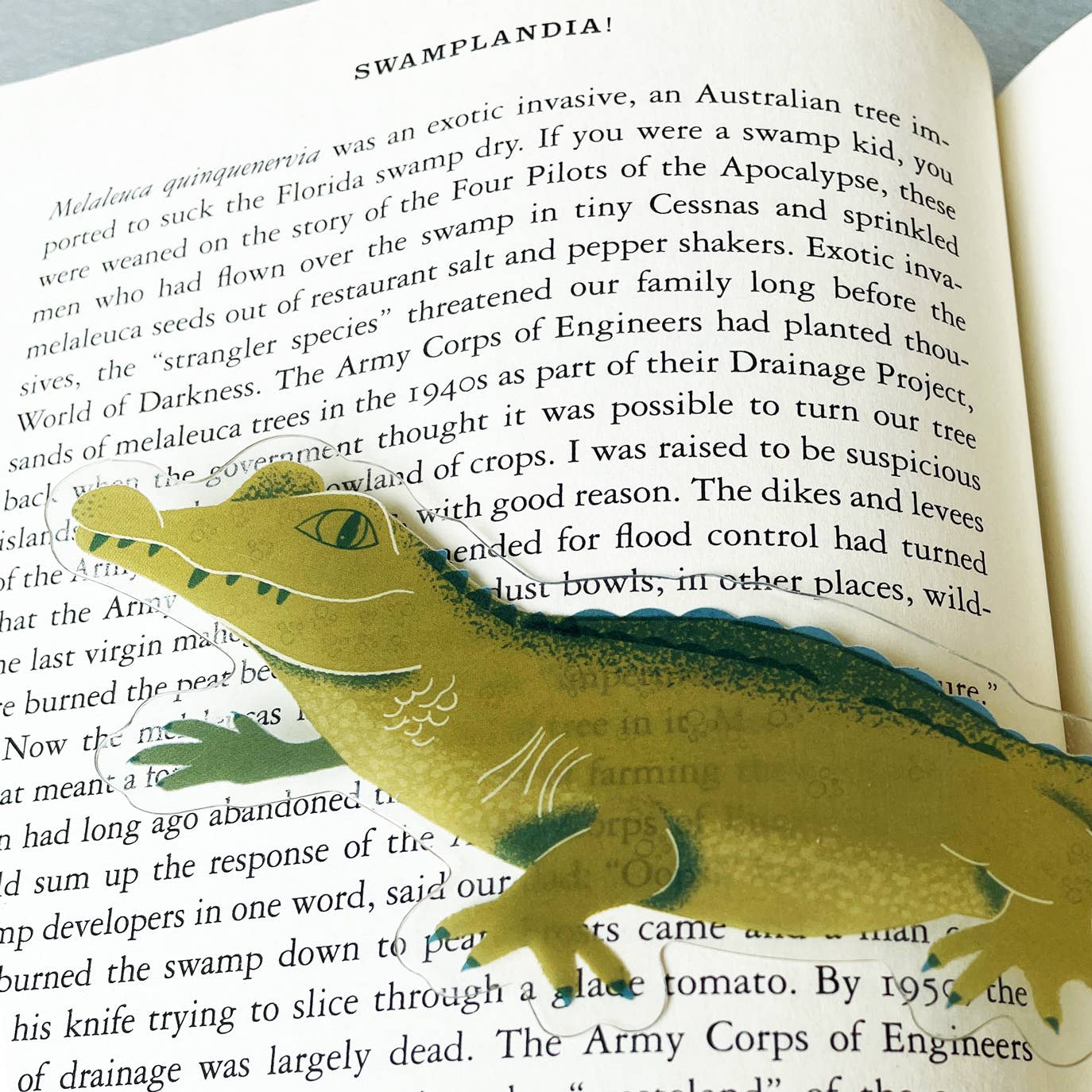 Pixel & Ink Creative - Alligator Bookmark – A Wild Pick for Book Lovers