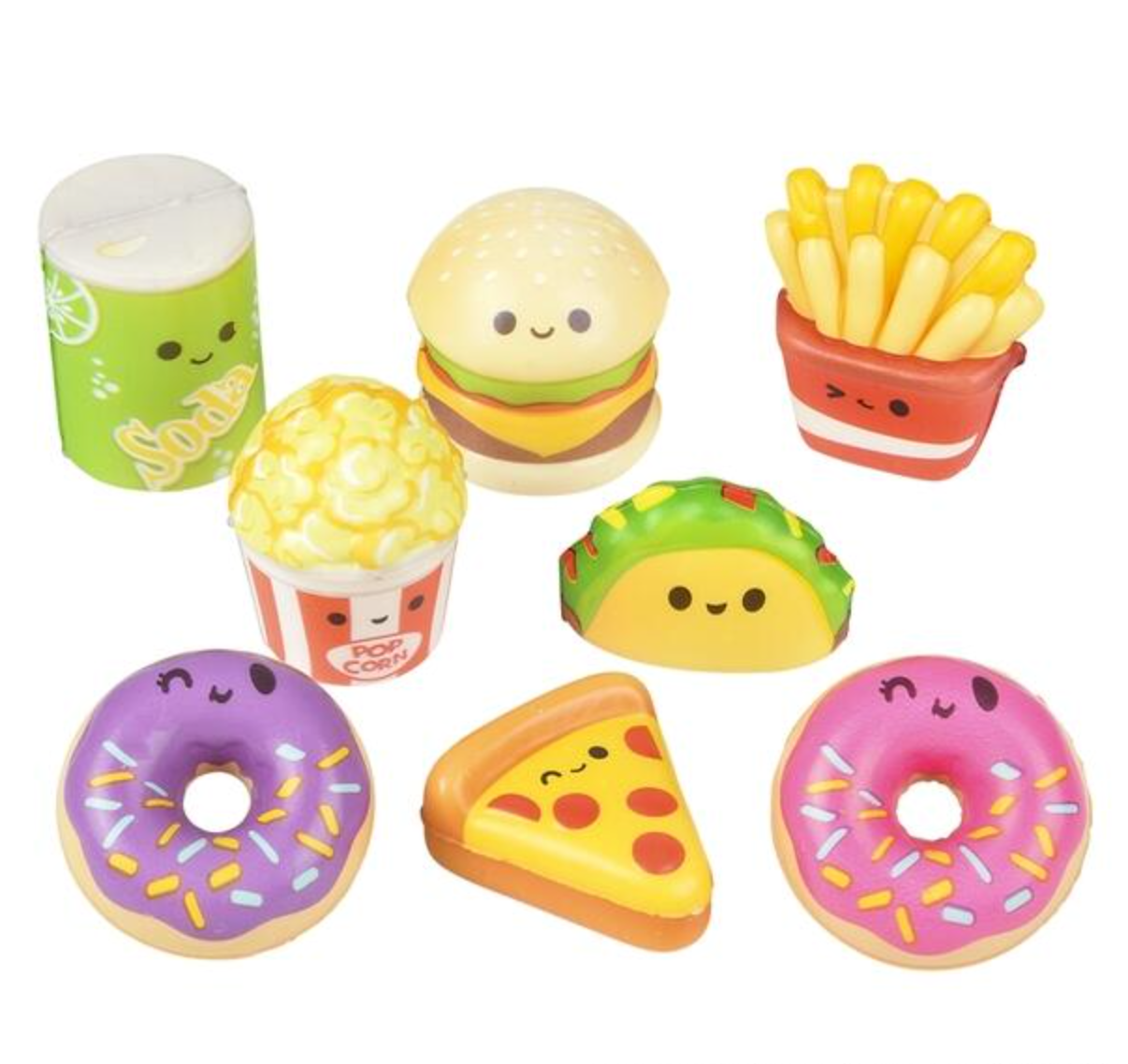 La Luna Bella - Toys - MICRO SQUISH FUN FOODS 1.5"-2.25" LLB Squishy Toys
